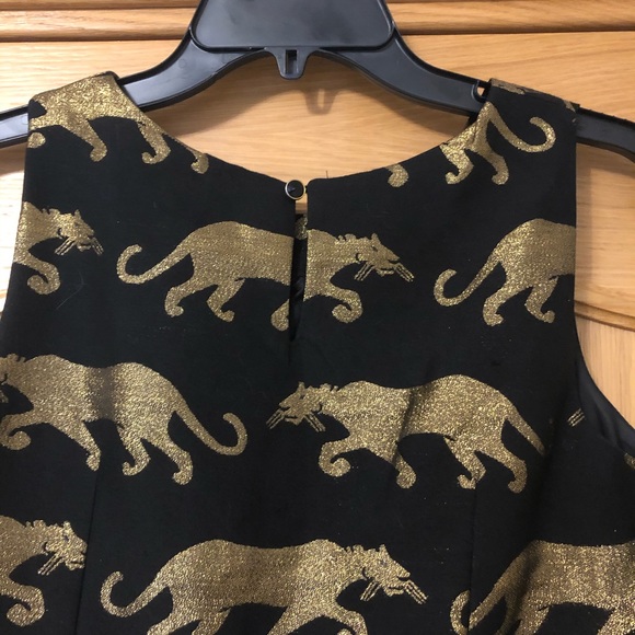 Anthropologie Eyedoll Panthere Cocktail Dress Sz 0 - Picture 6 of 8